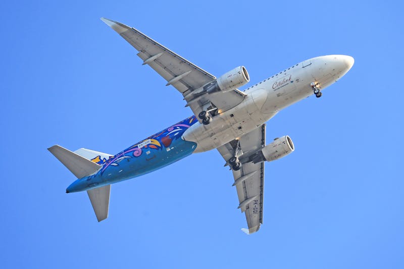 Citilink Airbus A320 flying — worldwide delivery from Indonesia